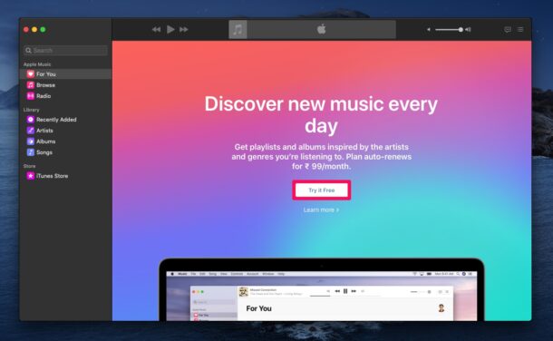 Comment s'abonner à Apple Music sur Mac