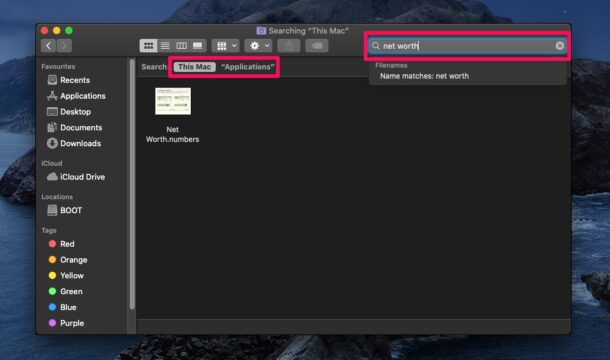 Comment trouver des fichiers sur Mac