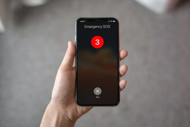 Comment activer le SOS d'urgence sur iPhone