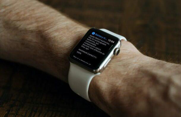 Comment vérifier la santé de la batterie de l'Apple Watch