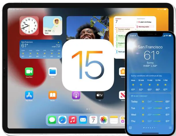 iOS 15 et iPadOS 15
