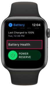 Comment vérifier la santé de la batterie de l'Apple Watch