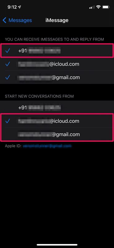 Comment utiliser l'e-mail au lieu du numéro de téléphone pour iMessage sur iPhone