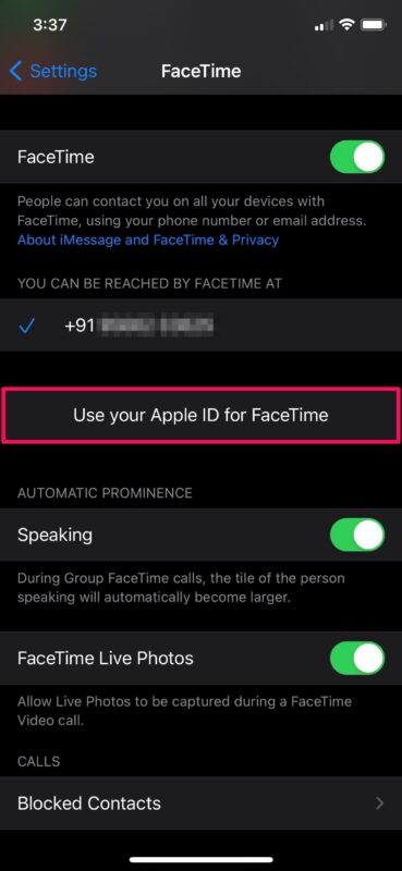 Comment changer l'identifiant Apple pour FaceTime sur iPhone et iPad