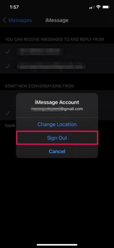 Comment ajouter et supprimer des adresses e-mail iMessage sur iPhone et iPad