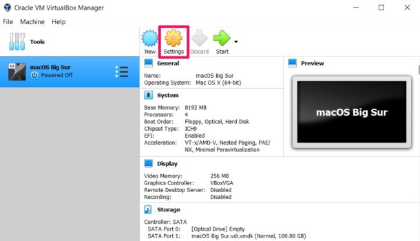 Comment installer macOS Big Sur à l'aide de VirtualBox sous Windows