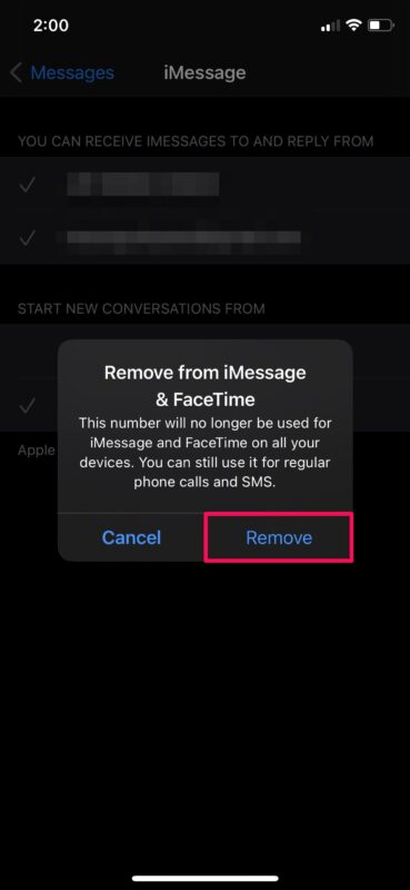 Comment mettre à jour le numéro de téléphone pour iMessage et Facetime sur iPhone et iPad