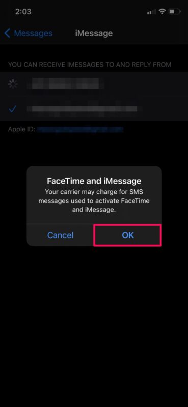 Comment mettre à jour le numéro de téléphone pour iMessage et Facetime sur iPhone et iPad