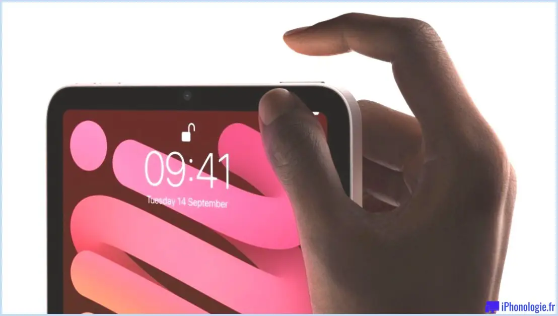 Touch ID sur iPad mini 2021