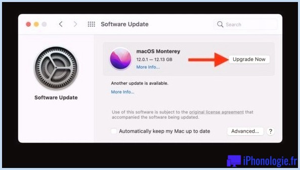 Comment installer macOS Monterey 