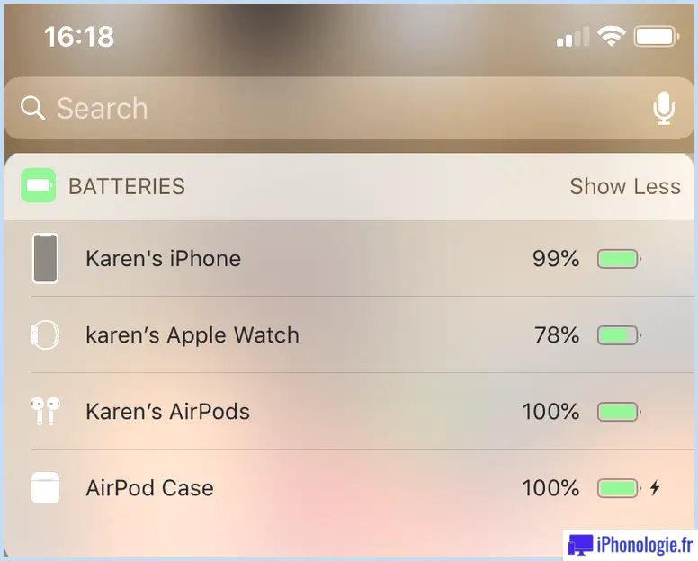 Comment réparer la déconnexion des AirPods de l'iPhone : widget de batterie