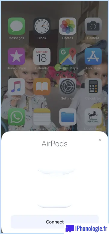 Comment réparer les AirPods en se déconnectant de l'iPhone : connectez les AirPods