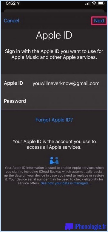 Comment utiliser un identifiant Apple différent pour l'App Store et les achats
