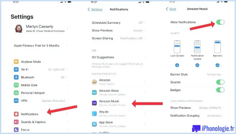 Comment arrêter les notifications indésirables sur iPhone, iPad et Mac : désactiver iOS