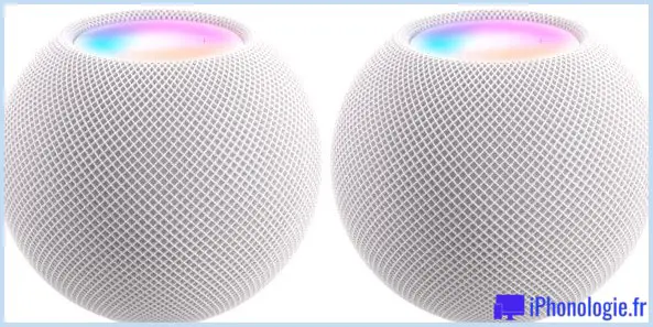 HomePod mini haut-parleurs jumelés