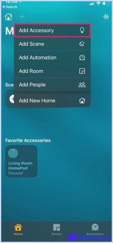 Comment ajouter un accessoire HomeKit sur iPhone et iPad