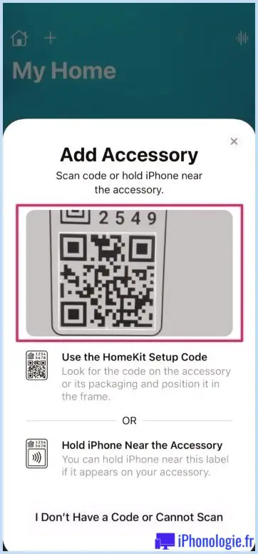 Comment ajouter un accessoire HomeKit sur iPhone et iPad