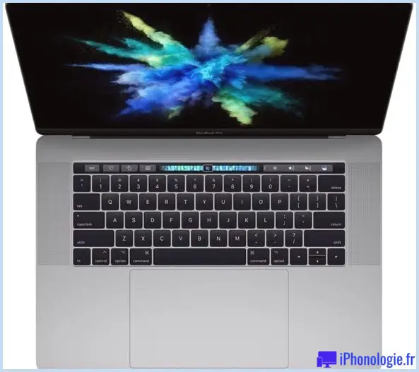 Barre tactile sur MacBook Pro