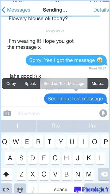 Comment réparer iMessage qui ne fonctionne pas sur iPhone, iPad et Mac : Envoyer en tant que message texte