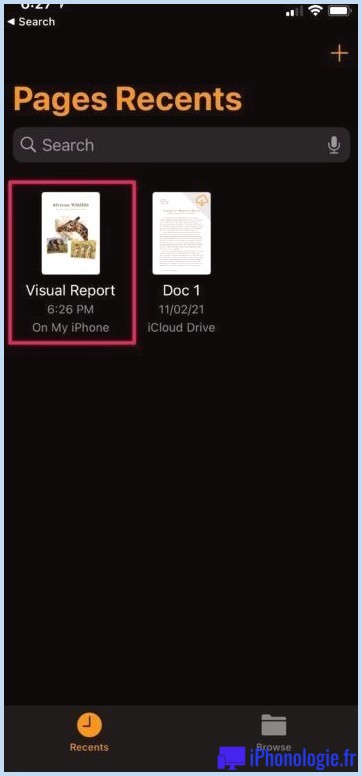 Comment exporter des pages au format Word sur iPhone et iPad
