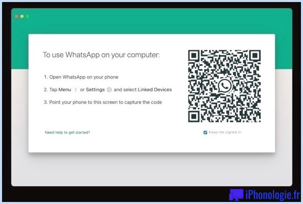 Utilisez WhatsApp sur Mac ou PC sans iPhone connecté