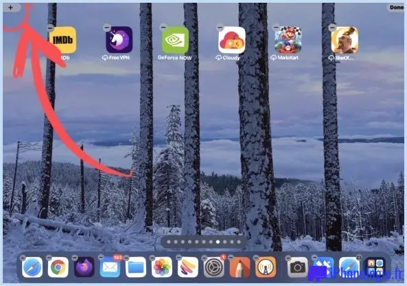 Comment ajouter des widgets à l'écran d'accueil de l'iPad