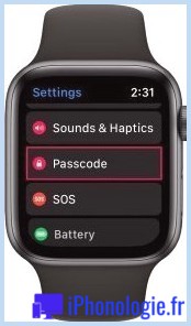 Comment activer ou désactiver la détection du poignet sur Apple Watch