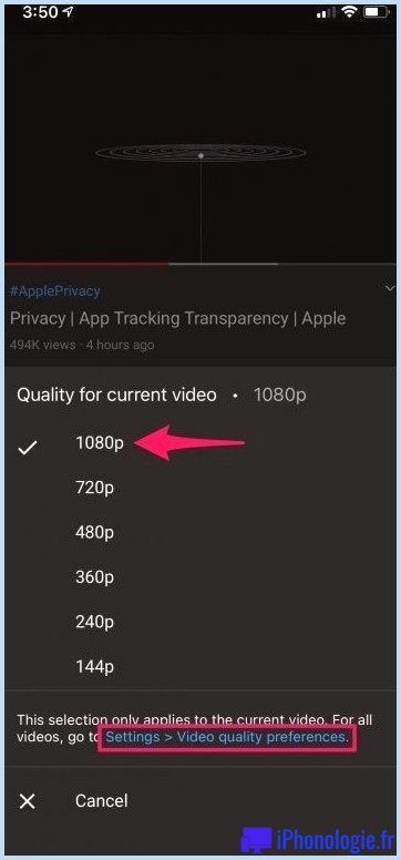 Comment utiliser les nouveaux paramètres de qualité vidéo de YouTube sur iPhone et iPad