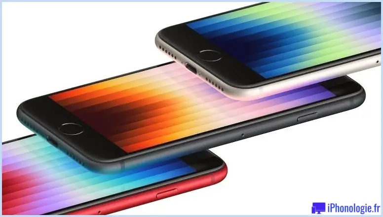 iPhone SE 2022 vs iPhone 13 : les couleurs de l'iPhone SE