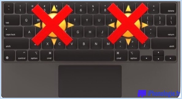 Désactiver le rétroéclairage sur iPad Magic Keyboard