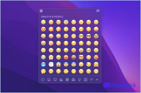 Comment accéder aux Emoji sur Mac par raccourci clavier