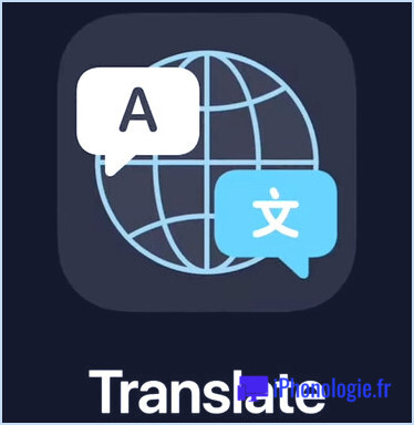 Traduire l'icône