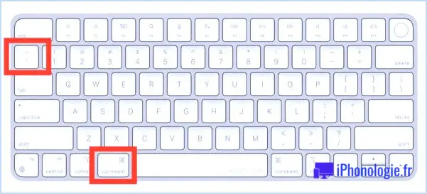 Commutation entre différentes fenêtres dans la même application sur Mac avec un raccourci clavier