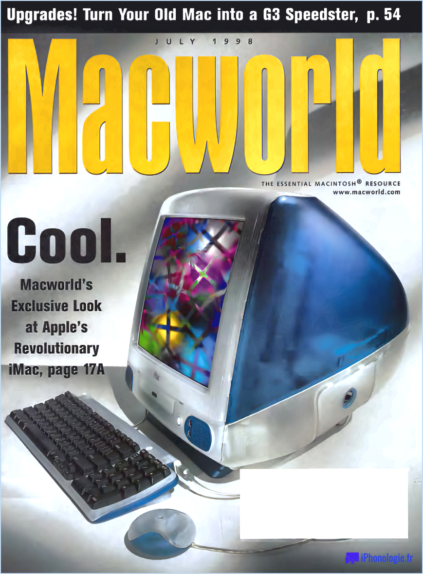 Macworld 1998 Imac original