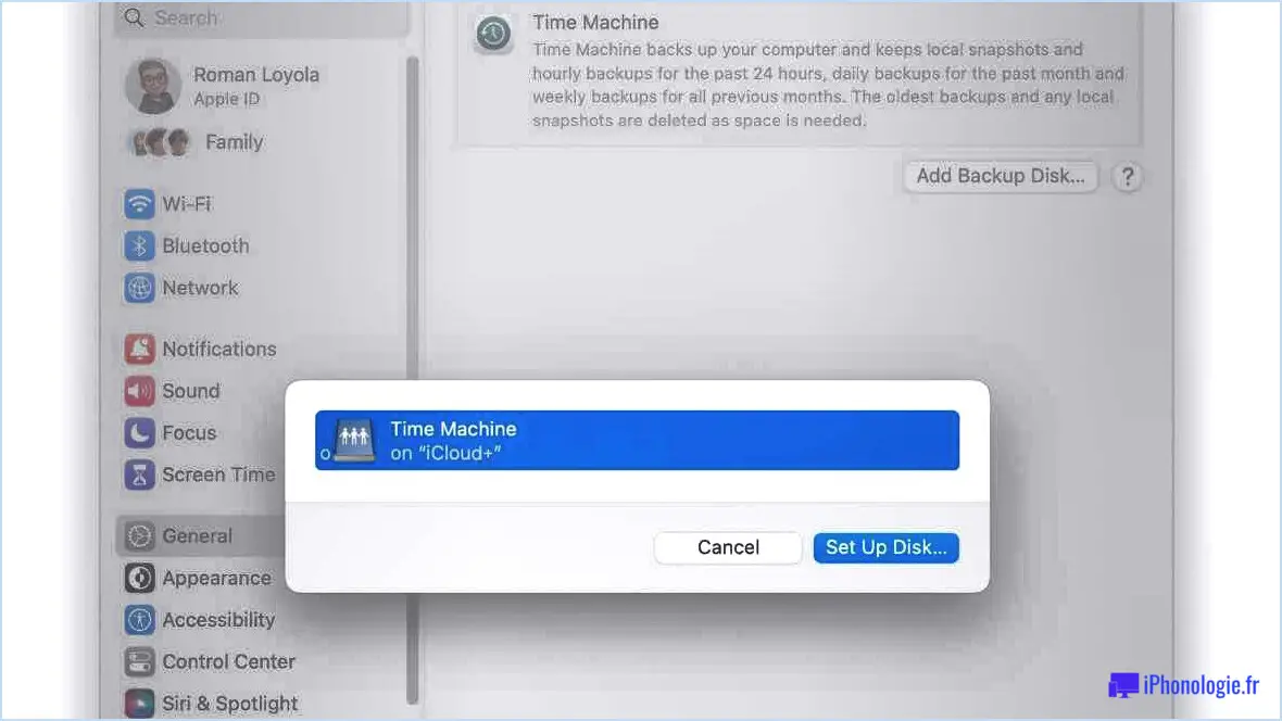 Time Machine iCloud Mockup
