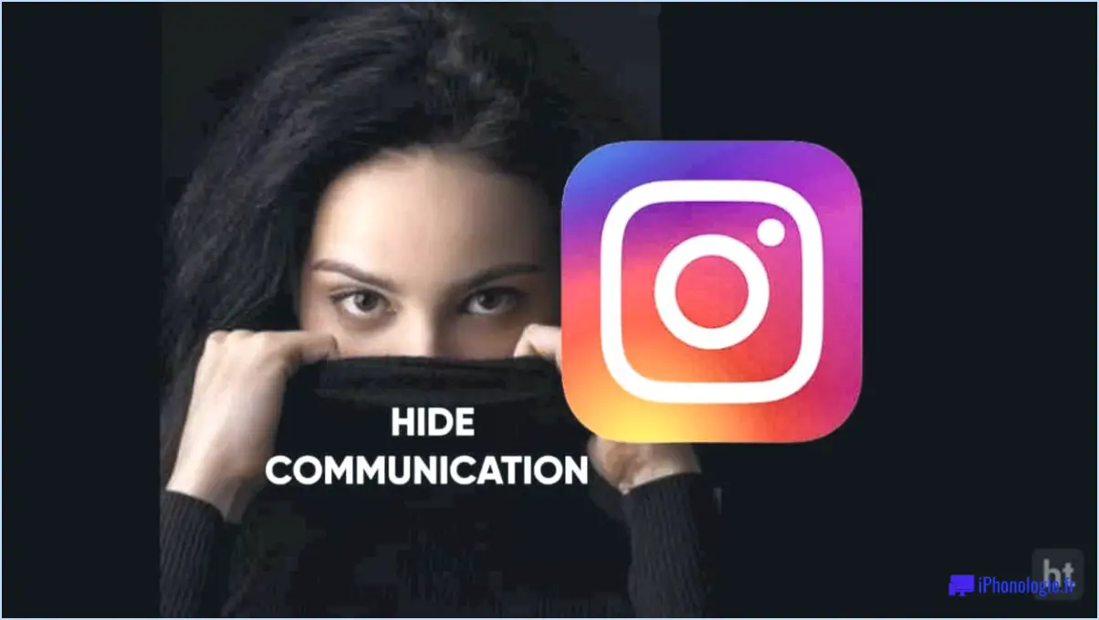 Comment cacher les dms d'instagram?