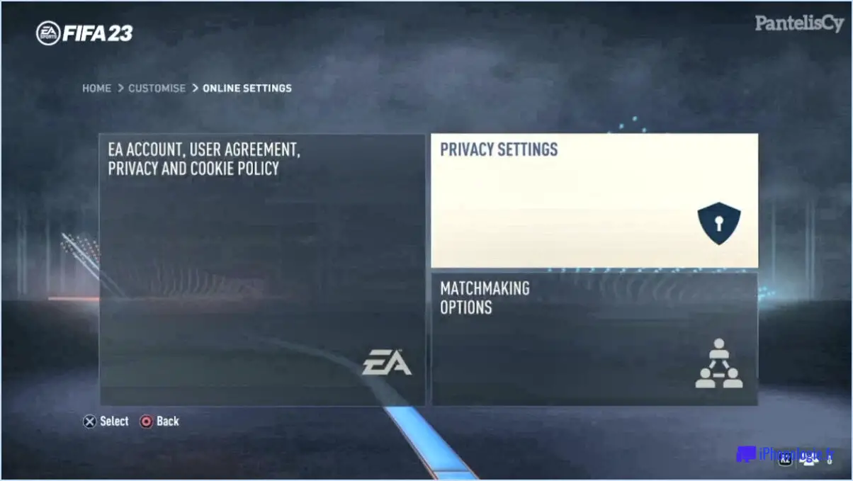 Comment changer de compte EA sur FIFA 20 ps4?