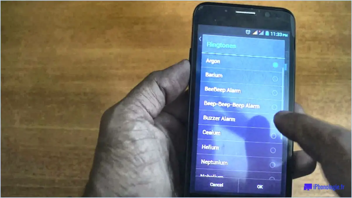 Comment configurer une alarme sur un téléphone Android?