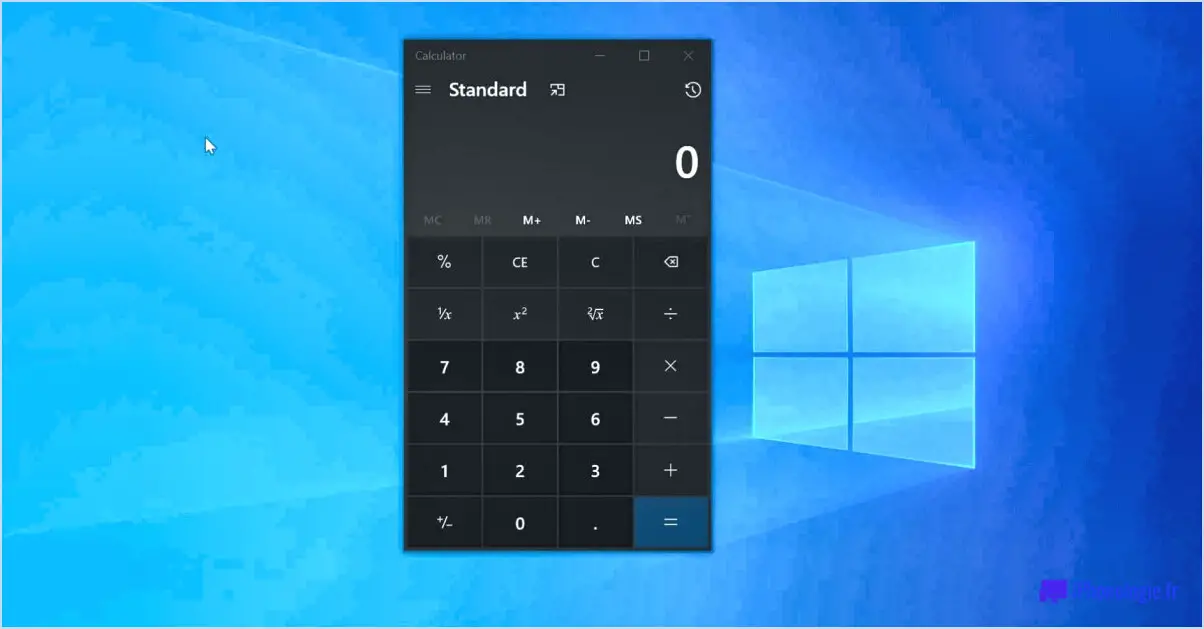 Comment définir le raccourci clavier pour lancer la calculatrice dans windows 11?