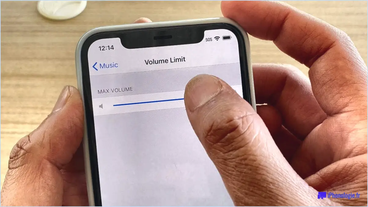 Comment désactiver la limitation du volume sur l'iphone?