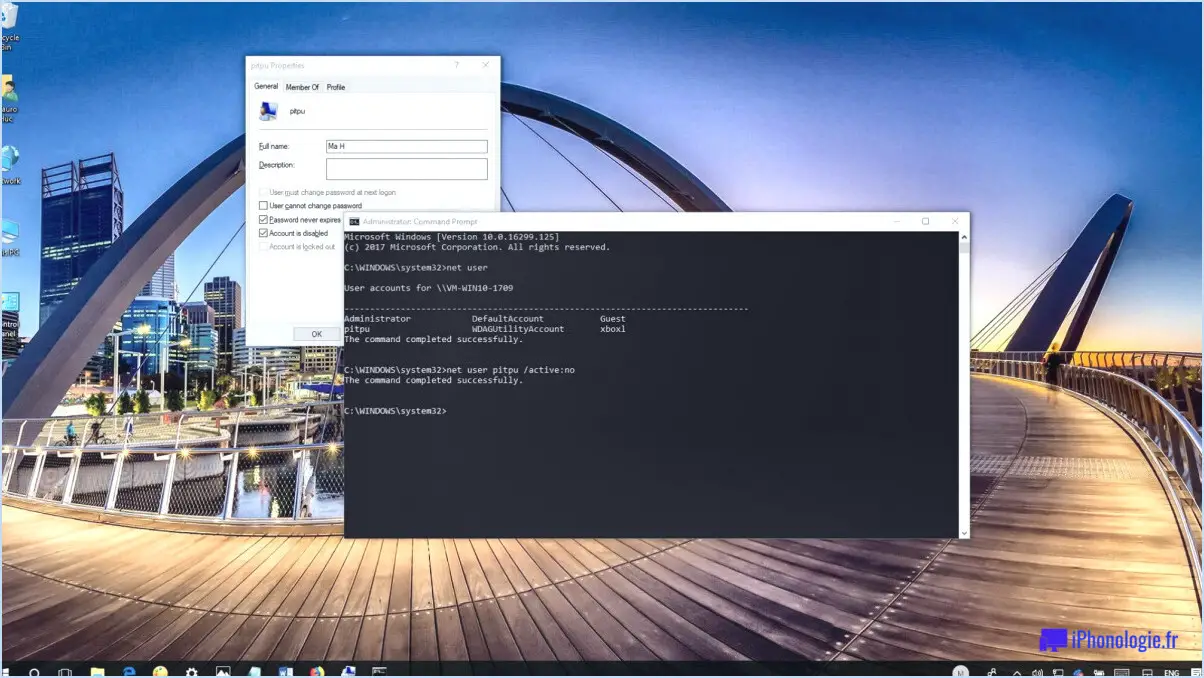 Comment désactiver le compte invité dans Windows 10?