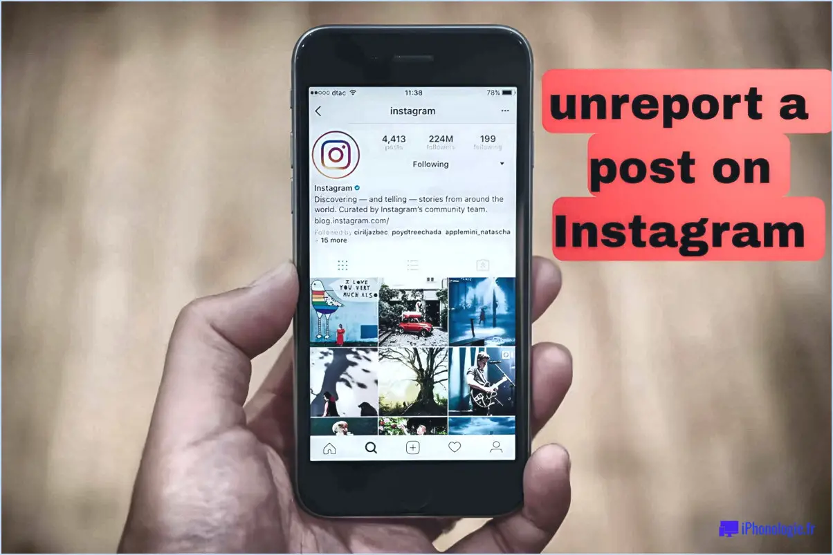Comment désactiver une publication Instagram?