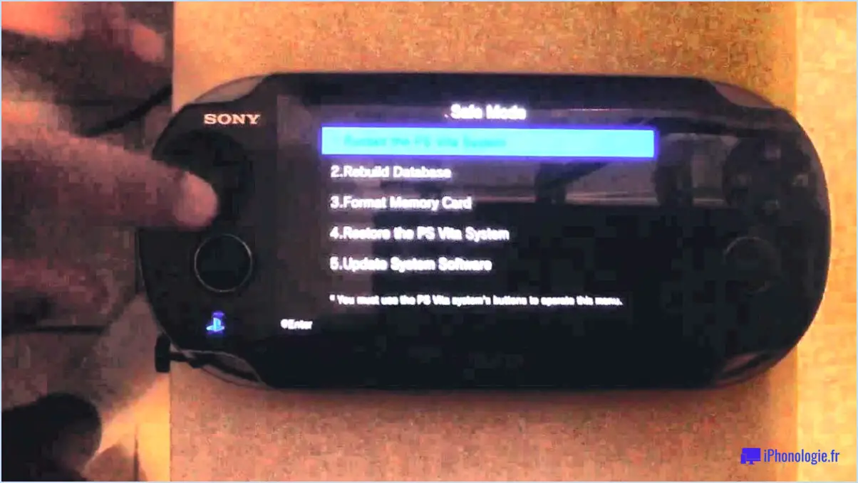Comment dissocier un compte PSN d'une PS Vita?