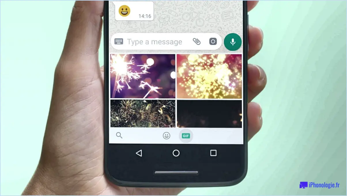 Comment envoyer un GIF sur WhatsApp?