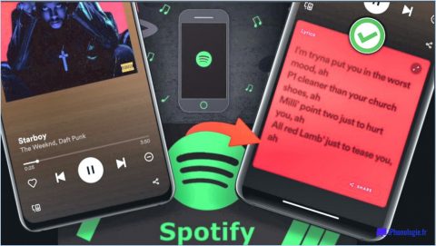 Comment faire fonctionner Spotify en arrière-plan sous Android?
