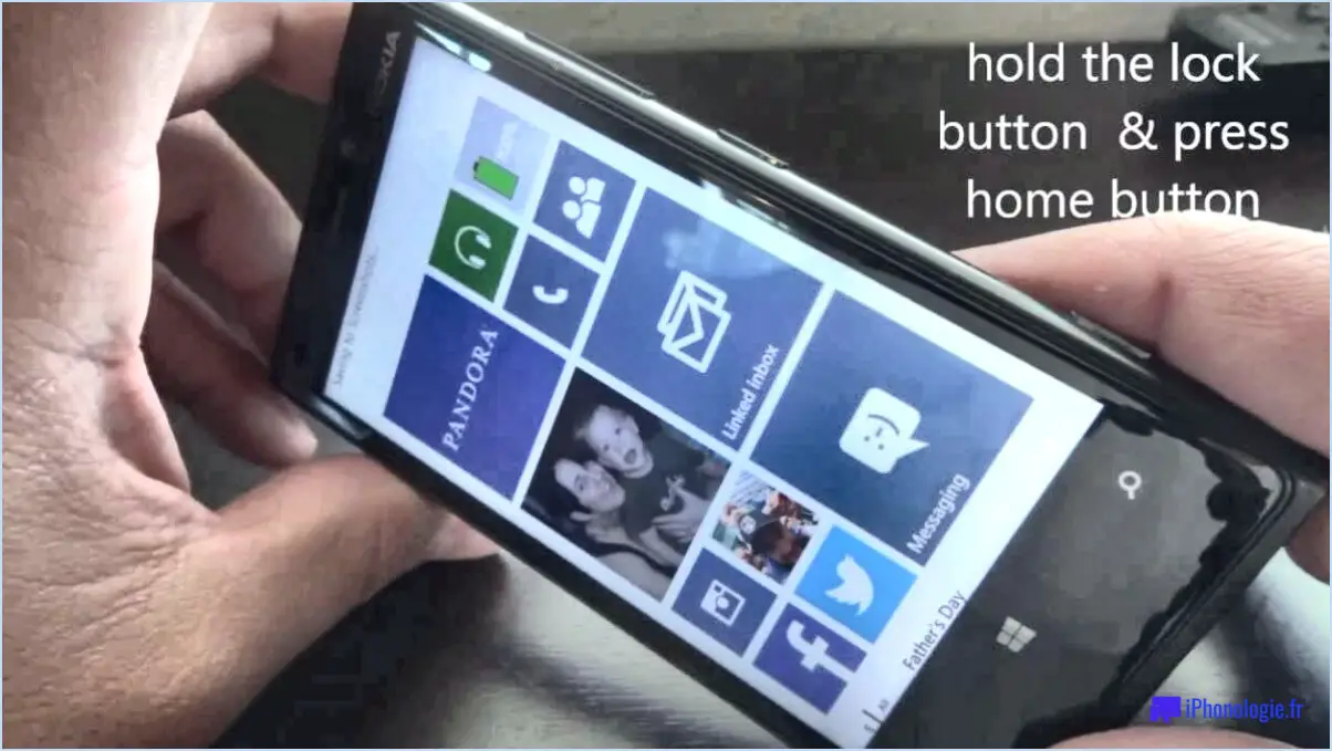 Comment faire une capture d'écran avec windows phone