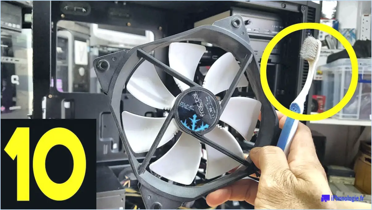 Comment nettoyer la poussière de l'ordinateur sans air comprimé?