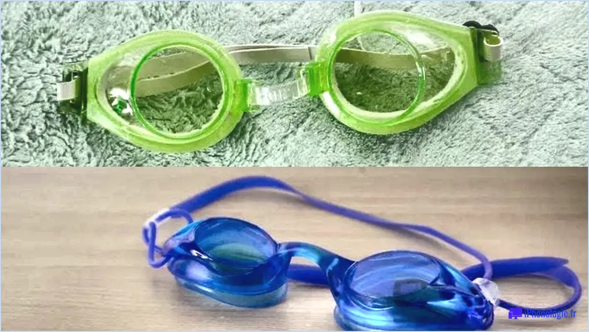 Comment nettoyer les lunettes de natation?