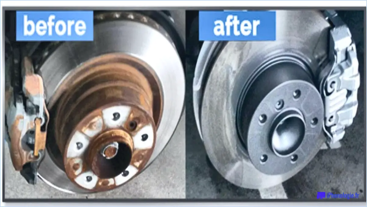 Comment nettoyer les rotors de frein rouillés?