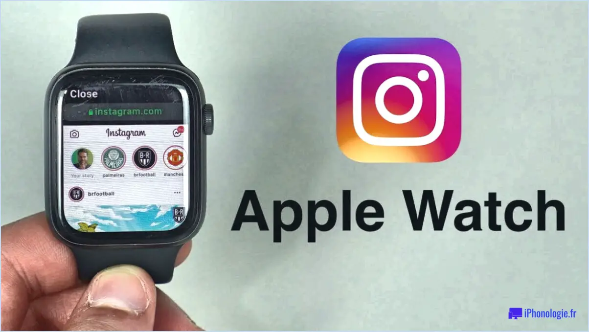Comment obtenir instagram sur votre apple watch?